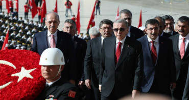 Devlet erkanı Anıtkabir’de: Cumhurbaşkanı Erdoğan’dan 100. yıl sözleri