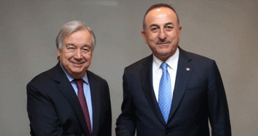 Dışişleri Bakanı Çavuşoğlu, BM Genel Sekreteri Guterres ile Görüştü
