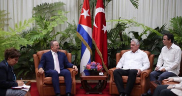 Dışişleri Bakanı Çavuşoğlu, Küba Devlet Başkanı Canel İle Bir Araya Geldi