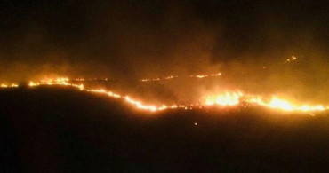 Diyarbakır'ın Ergani İlçesinde Yangın 