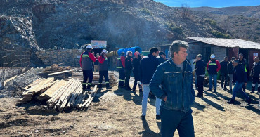 Elazığ'da maden ocağında göçük: 3 kişi enkaz altında kaldı