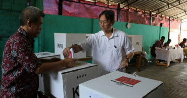 Endonezya'da Halk Devlet Başkanlığı ve Milletvekili Seçimi İçin Sandık Başında