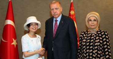 Erdoğan, Altes Prenses Akiko İle Bir Araya Geldi