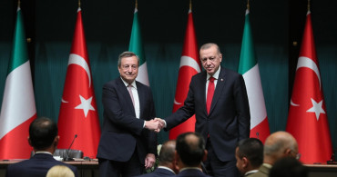 Erdoğan İtalya Başbakanı Draghi ile görüştü! Türkiye'nin merkez ülke olması rolüne övgü dolu sözler