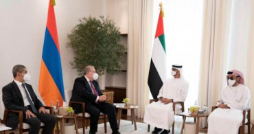 Ermenistan Cumhurbaşkanı Sarkisyan BAE Prensi Zayed ile Görüştü