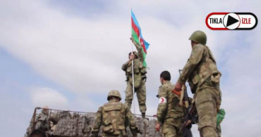 Ermenistan Karakoluna Azerbaycan Bayrağı Dikildi