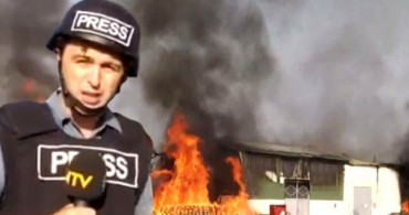 Ermenistan Terter'de Fabrika Vurdu, NTV Ekibi Canlı Yayında Yakalandı