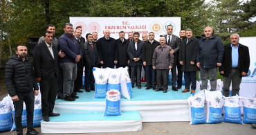 Erzurum'da Çiftçilere 935 Ton Buğday Tohumu Dağıtıldı