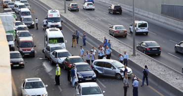 Eskişehir'de Zincirleme Trafik Kazası