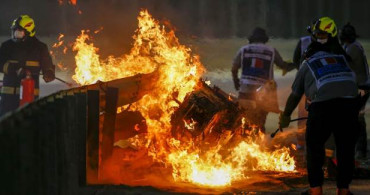 F1 Pilotu Romain Grosjean'in Hayatını Halo Teknolojisi Kurtarmış