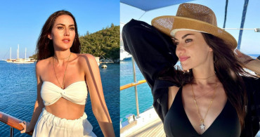 Fahriye Evcen’in tatil aşkı bitmiyor: Oğulları Karan ve Kerem ile plaj pozu