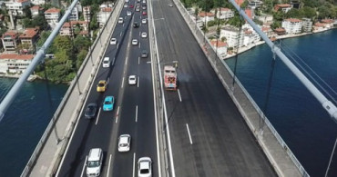 Fatih Sultan Mehmet Köprüsü'ndeki Asfalt Çalışmaları Sona Erdi