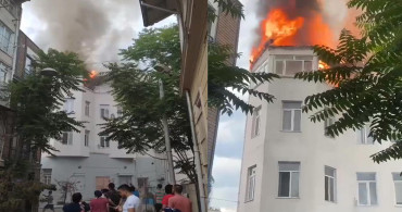 Fatih'te sabah saatlerinde bir binada yangın meydana geldi! Korku ve panik hakimdi!