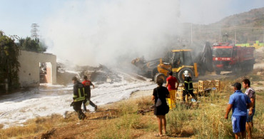 Fethiye'de Korktan Yangın