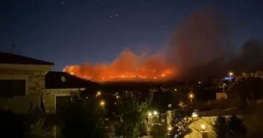 Foça'da Orman Yangını
