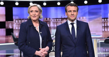 Fransa'da cumhurbaşkanı seçiminin ilk turu sonuçlandı: Macron ve Le Pen ikinci turda yarışacak!