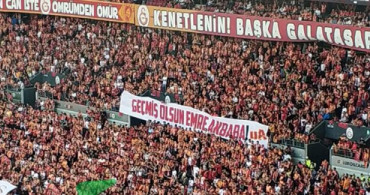 Galatasaraylı Taraftarlardan Emre Akbaba İçin Pankart