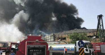 Gaziantep'te Fabrikada Yangın Çıktı