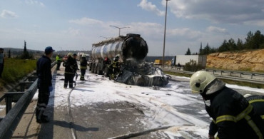 Gaziantep'te Tanker Alev Aldı: Sürücü Yanarak Öldü