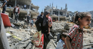 Gazze’de çocukların isyanı göz doldurdu:”Yorulduk ey dünya!”
