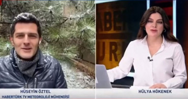 HaberTürk canlı yayınında spiker ve muhabir birbirine iltifat yağdırdı