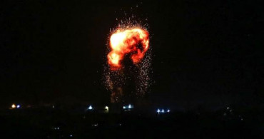 İsrail Savaş Uçakları Gazze'ye Saldırdı