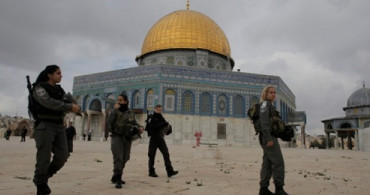 İsrail'in Filistinlilere Uyguladığı Mescid-i Aksa Kısıtlaması Devam Ediyor 