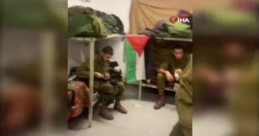 İsrailli Asker Odasına Filistin Bayrağı Astı, Ordudan Atıldı