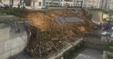 İstanbul Kayaşehir'de İstinat Duvarı Çöktü