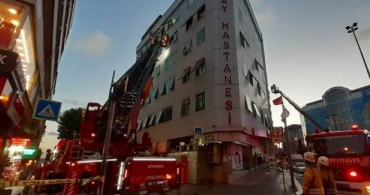 İstanbul’da Hastanede Yangın Paniği!