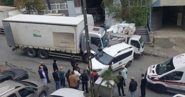 İstanbul'da Kamyon Kazası! Şoför Kamyonu Tutarak Durdurmak İstedi!