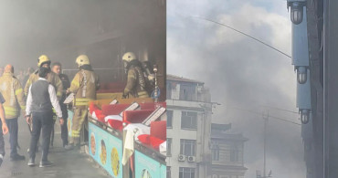 İstanbul’da korku dolu anlar: Galata Köprüsü’nde yangın