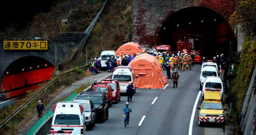 Japonya'da Facia! Raylı Tren İnşası Sırasında Tünel Çöktü