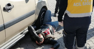 Kahramanmaraş'ta Polisi Gören Ehliyetsiz Sürücüden Bayılma Numarası!