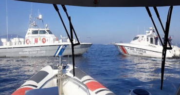 Karasuyu İhlali Yapan Yunanistan'a Ait Unsurlar Türk Karasularından Çıkartıldı