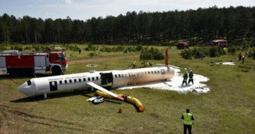 Kastamonu Havalimanı'nda Uçak Kazası Tatbikatı