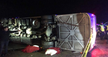 Kayseri’de yolcu otobüsü devrildi: Çok sayıda ölü ve yaralı var