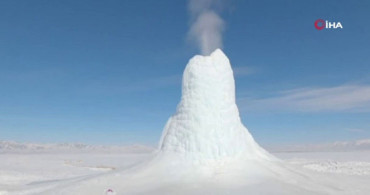 Kazakistan’daki Volkan Buzulu Büyük ilgi Gördü