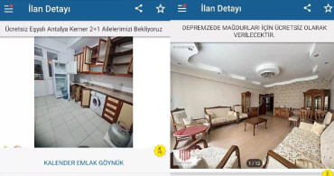 Kiralık ev ilanları depremzedeler için ücretsiz oldu: Ev sahipleri evlerini mağdurlara açıyor