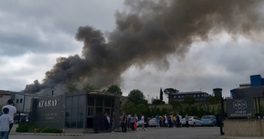 Kocaeli'de kimya fabrikasında patlama ardından yangın çıktı!