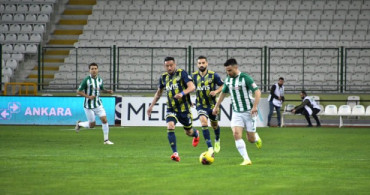 Konya: 1 - Fenerbahçe: 0 Maç Sonucu