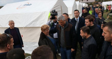 Kosova Cumhurbaşkanı'nın Dıraç Ziyareti Sırasındaki Deprem Oldu