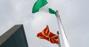 Kuzey Makedonya Bayrağı BM'de İlk Kez Dalgalandı