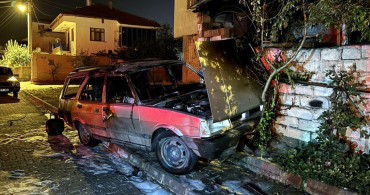 Kırıkkale'de Seyir Halindeki Otomobilde Yangın: Sürücü Ağır Yaralı