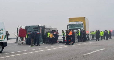 Malatya’da yolcu otobüsü devrildi: Çok sayıda ölü ve yaralı var