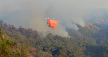 Marmaris yanıyor! 20 helikopter, 14 uçak ile söndürme çalışmaları havadan devam ediyor