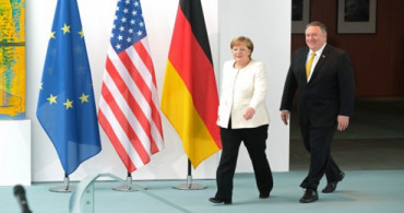 Merkel, ABD Dışişleri Bakanı Pompeo İle Bir Araya Geldi 