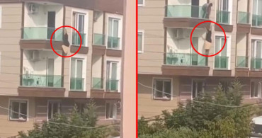 Mersin'de Bir Kadın Çığlık Atarak Çıktığı Balkondan Düştü!