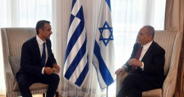 Miçotakis, Netanyahu ile İsrail'de Görüştü