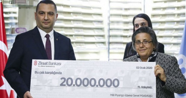 Milli Piyango Talihlilerinin İkramiyeleri Bankaya Teslim Edildi